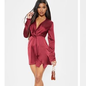 Plt Satin Dress